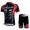 MHW Cube Racing Team Radbekleidung Radtrikot Kurzarm und Fahrradhosen Kurz Rot Schwarz Radtrikot Kaufen