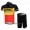 BMC Racing Radbekleidung Radtrikot Kurzarm und Fahrradhosen Kurz Rot Gelb Radtrikot Kaufen