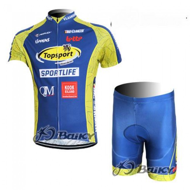 Topsport Radbekleidung Radtrikot Kurzarm und Fahrradhosen Kurz Blau Gelb Radtrikot Kaufen Topsport Radbekleidung Radtrikot Kurzarm und Fahrradhosen Kurz Blau Gelb Radtrikot Kaufen