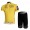 Tour de France 2011 Radbekleidung Radtrikot Kurzarm und Fahrradhosen Kurz Gelbes Trikot Radtrikot Kaufen