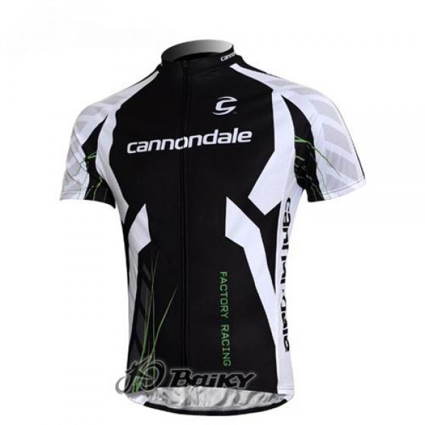 Cannondale Pro Team Radtrikot Kurzarm Schwarz Weiß Radtrikot Kaufen