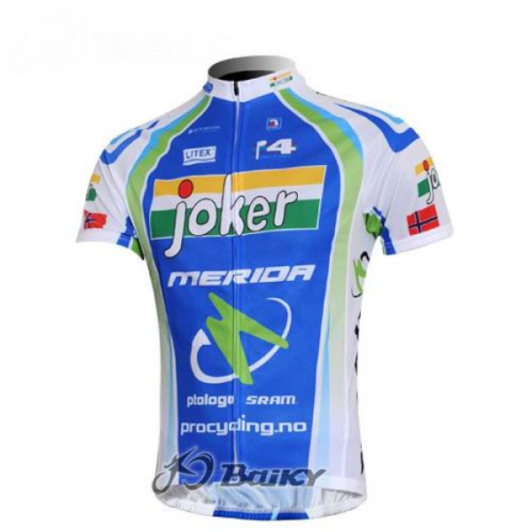 Joker Merida Pro Team Norwegen Radtrikot Kurzarm Grün Radtrikot Kaufen