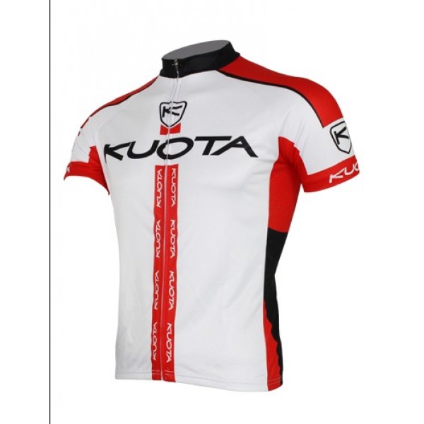 2013 KUOTA Radtrikot Kurzarm Weiß Rot Radtrikot Kaufen