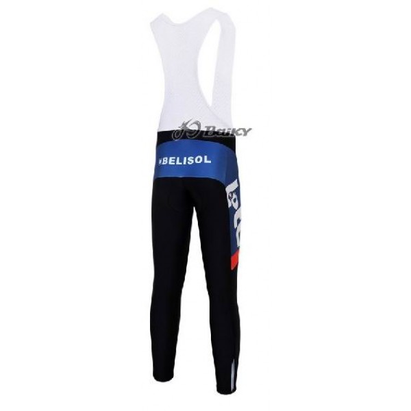 Lotto Belisol Pro Team Lang Trägerhose Weiß Blau Radtrikot Kaufen