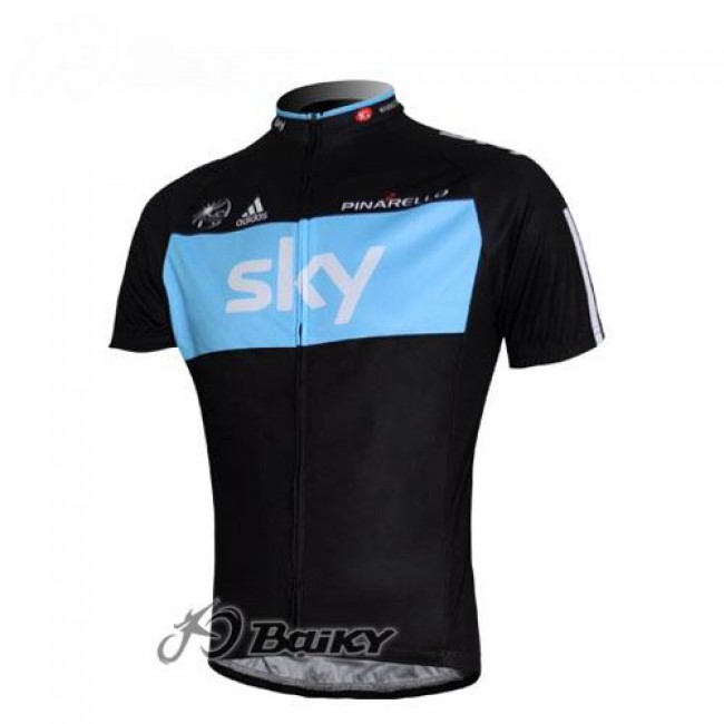 SKY Pro Team Radtrikot Kurzarm Schwarz Blau Radtrikot Kaufen SKY Pro Team Radtrikot Kurzarm Schwarz Blau Radtrikot Kaufen