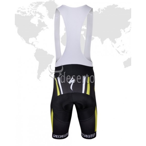 2013 Specialized Radtrikot Kurzarm und Kurz Radhose Kits Weiß Schwarz Gelb Radtrikot Kaufen