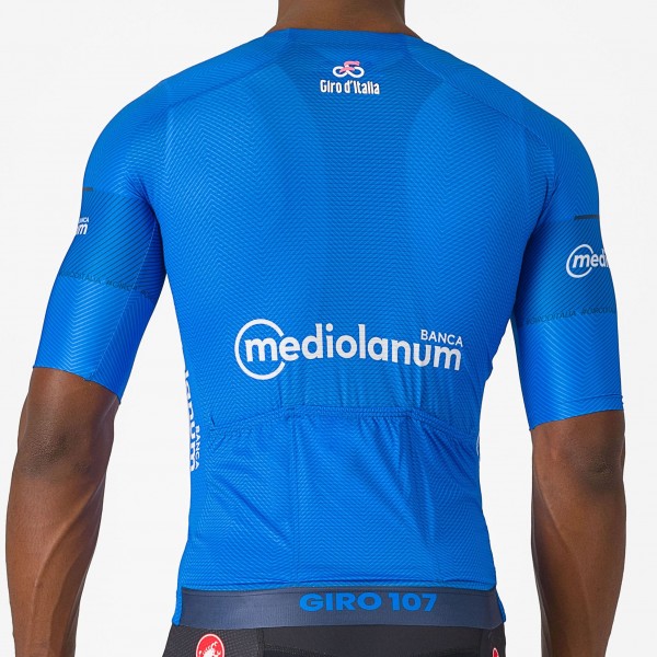 Herren Blau Trikot Giro d'Italia 2024 Race Radtrikot Kaufen