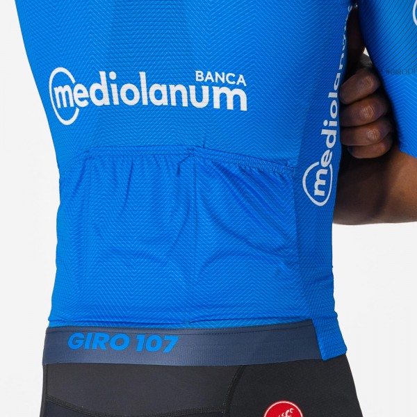 Herren Blau Trikot Giro d'Italia 2024 Race Radtrikot Kaufen