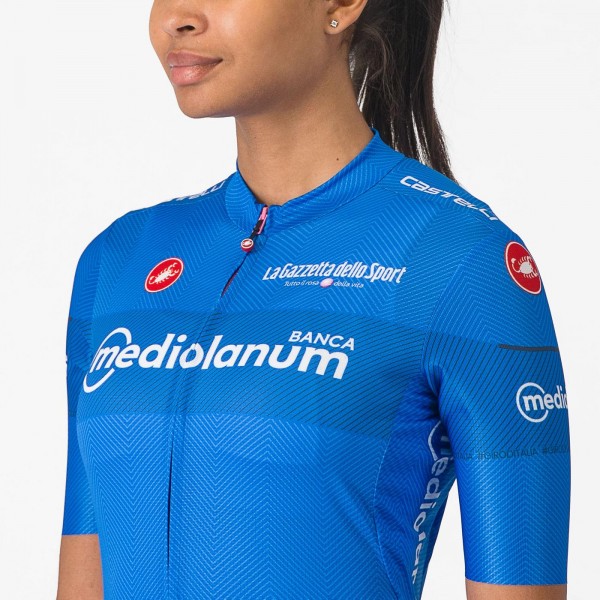 Damen Blaues Trikot Damen Giro d'Italia 2024 Competizione Radtrikot Kaufen