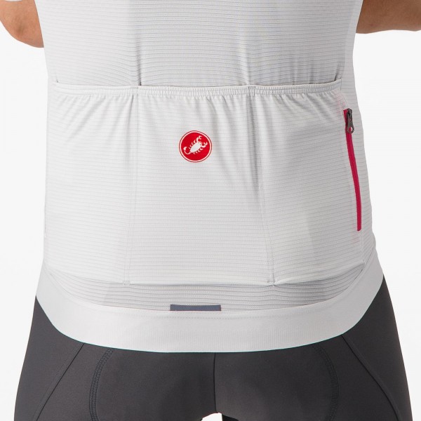 Herren Trofeo Giro d'Italia 2024 Trikot-Silbergrau Radtrikot Kaufen