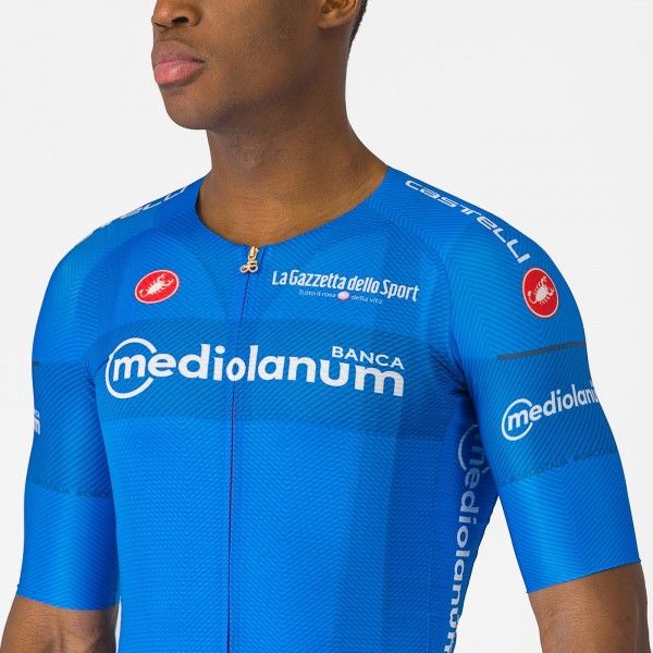 Herren Blau Trikot Giro d'Italia 2024 Race Radtrikot Kaufen