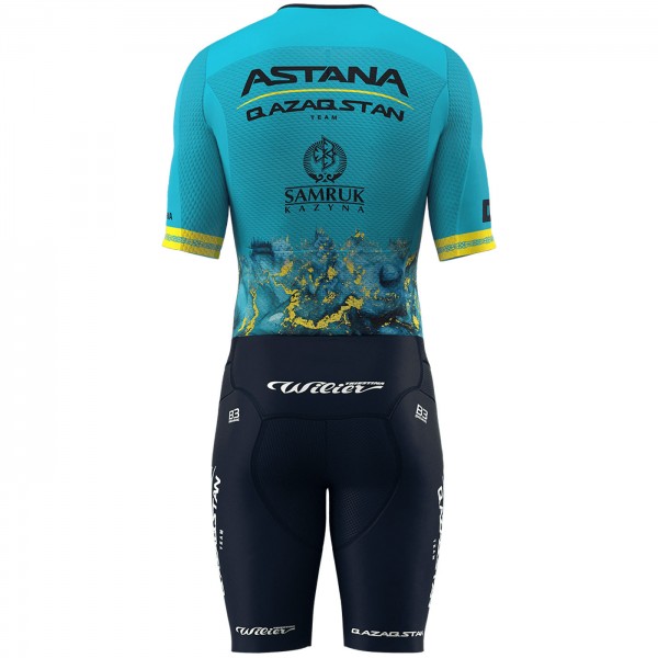 Herren Biemme Astana Qazaqstan 2024 einteiler Radtrikot Kaufen