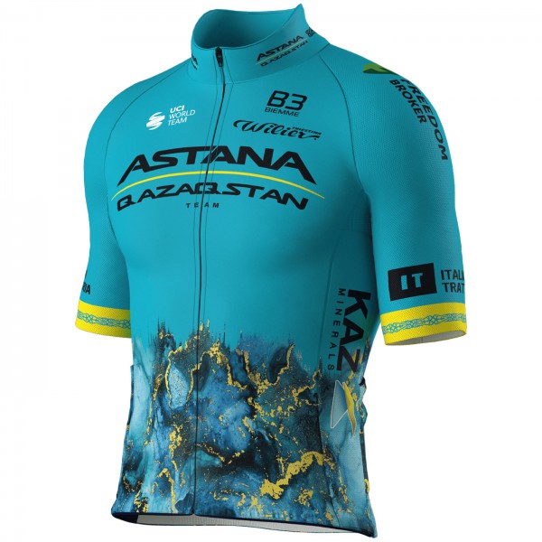 Herren Biemme Astana Qazaqstan 2024 Asteria Pro trikot Radtrikot Kaufen