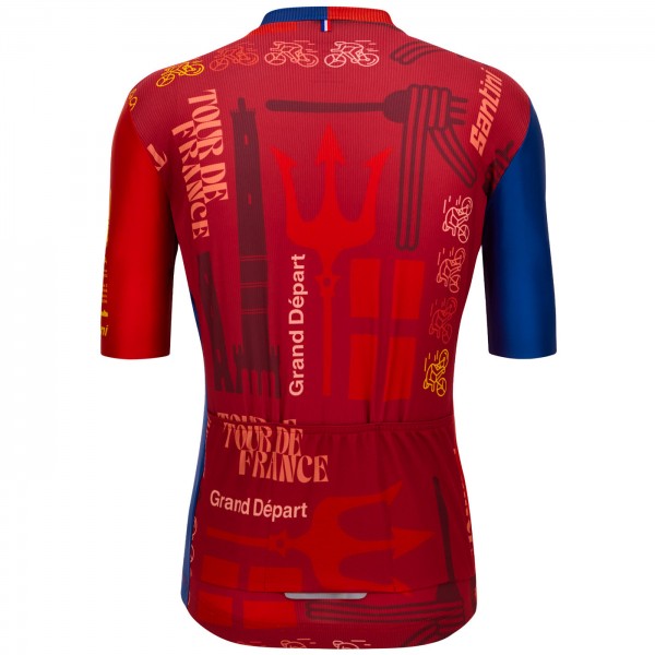 Herren Santini Tour de France 2024 trikot-Bologna Radtrikot Kaufen