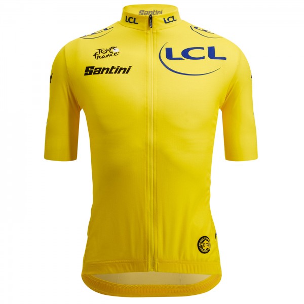 Herren Gelbes Trikot Tour de France 2024 Fan Linie Radtrikot Kaufen