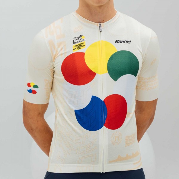 Herren Santini Tour de France 2024 trikot-Grand Départ Radtrikot Kaufen