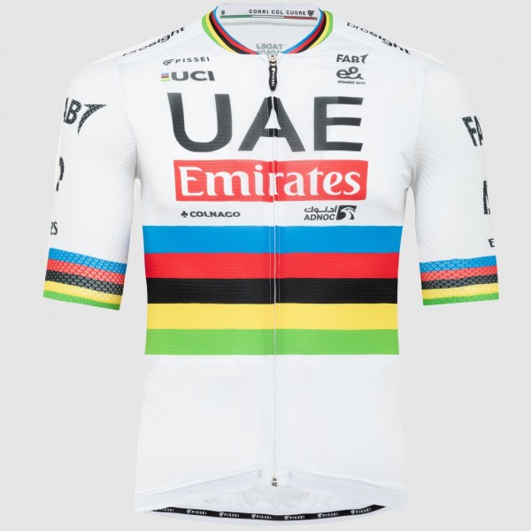 Herren Team UAE 2024 Pissei Magistrale trikot-Weltmeister Radtrikot Kaufen