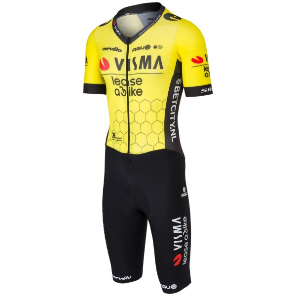 Herren Body Agu Team Visma Lease a bike 2024 Radtrikot Kaufen