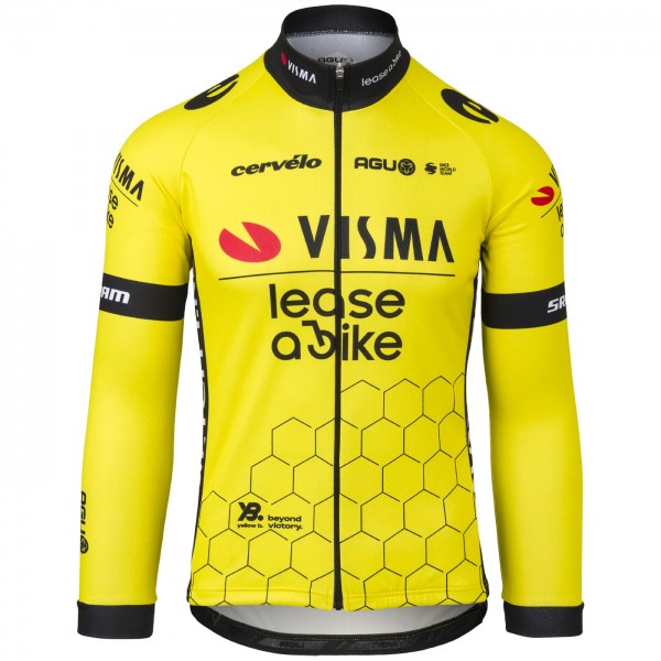 Herren Langärmeliges Trikot Agu Team Visma Lease a bike 2024 Radtrikot Kaufen