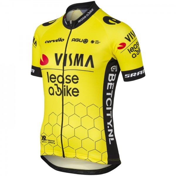 Damen Frauentrikot Agu Team Visma Lease a bike 2024 Radtrikot Kaufen