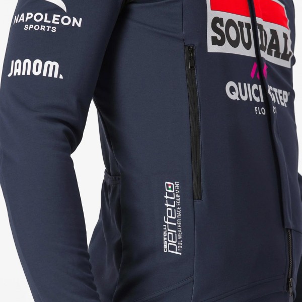 Herren Castelli Soudal Quick-Step 2024 Perfetto RoS jacke Radtrikot Kaufen