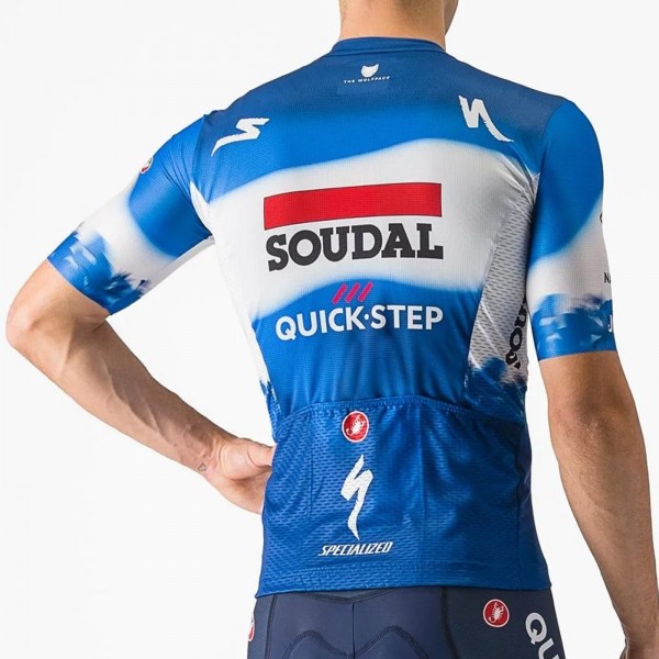 Herren Castelli Soudal Quick-Step 2024 Wettbewerbs-Trikot 3 Radtrikot Kaufen