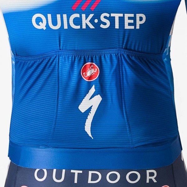 Herren Castelli Soudal Quick-Step 2024 Aero Race 7.0 trikot Radtrikot Kaufen