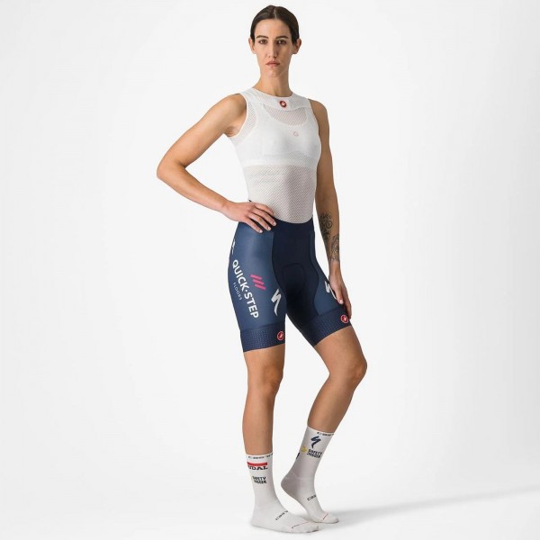 Damen Castelli Soudal Quick-Step 2024 Competizione frau kurze radhose Radtrikot Kaufen