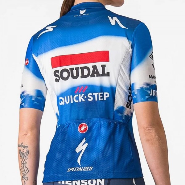 Damen Castelli Soudal Quick-Step 2024 Competizione 3 frau trikot Radtrikot Kaufen