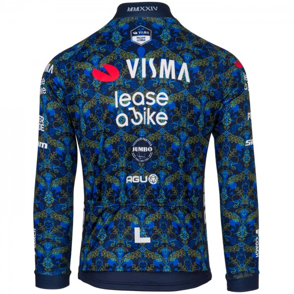 Herren Team Visma Lease a bike 2024 The Renaissance Agu langarmtrikot-Tdf Radtrikot Kaufen