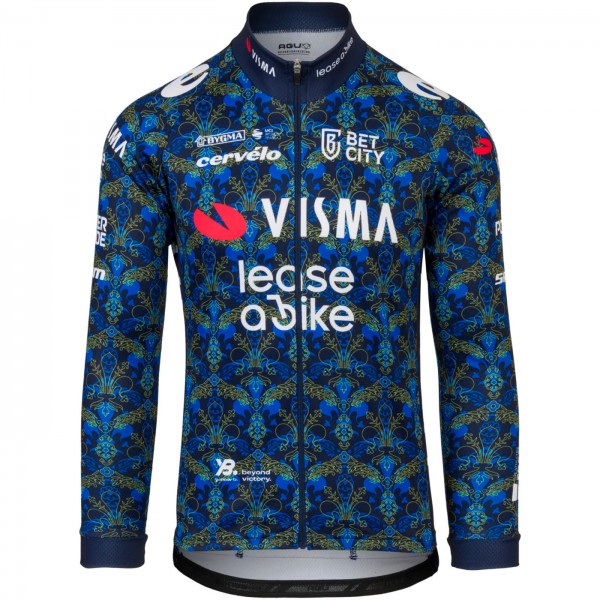 Herren Team Visma Lease a bike 2024 The Renaissance Agu langarmtrikot-Tdf Radtrikot Kaufen