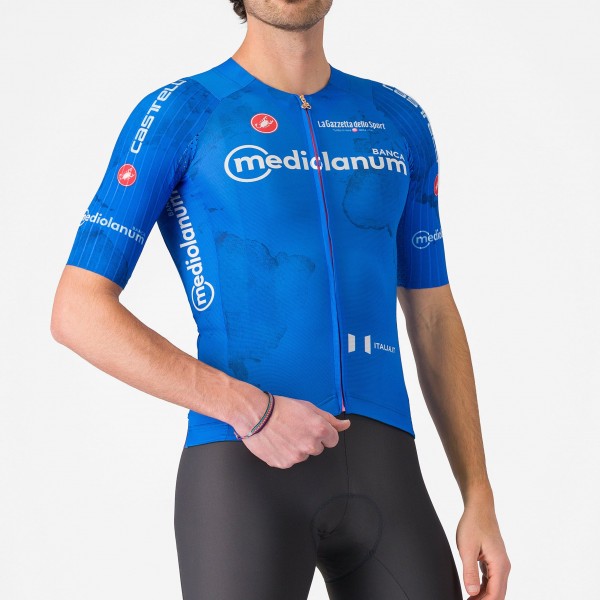 Herren Blau trikot Giro d'Italia 2025 Race 8S Radtrikot Kaufen