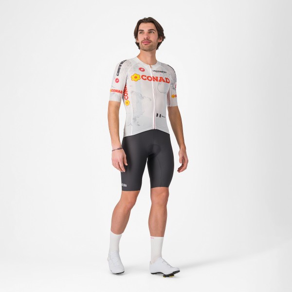Herren Weiße Trikot Giro d'Italia 2025 Race 8S Radtrikot Kaufen
