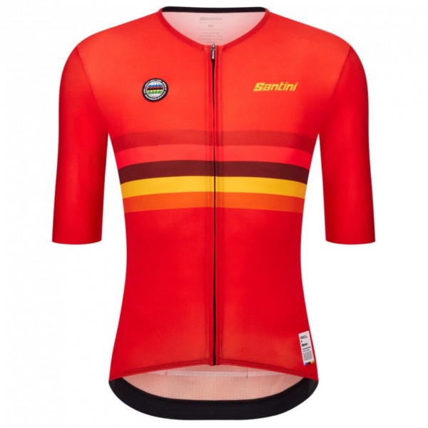Herren Santini UCI Weltmeister 2025 trikot-Spanien Radtrikot Kaufen
