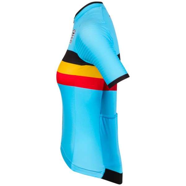 Damen Bioracer Belgischen Nationalen 2025 Icon Classic frau trikot Radtrikot Kaufen