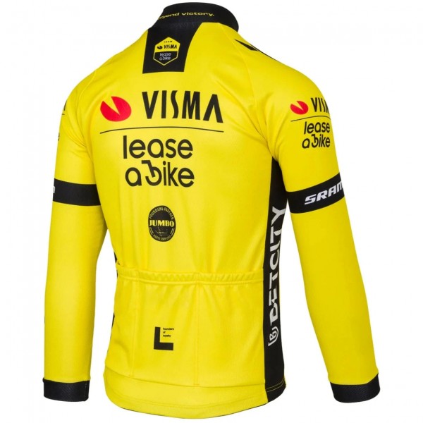 Damen Team Visma Lease a bike 2025 frau langarm trikot Radtrikot Kaufen