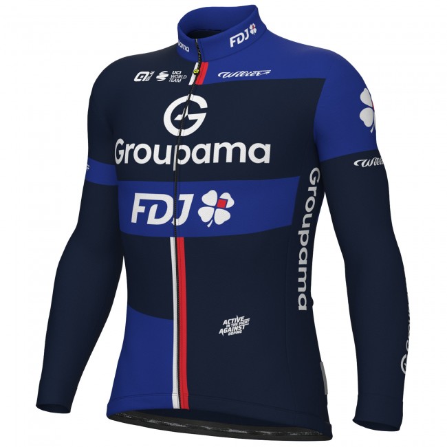 Herren Ale Groupama FDJ 2025 langarmtrikot Radtrikot Kaufen Herren Ale Groupama FDJ 2025 langarmtrikot Radtrikot Kaufen