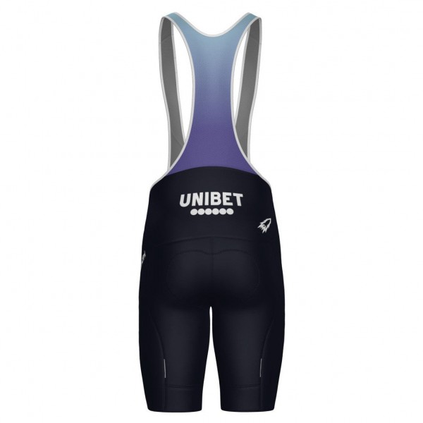 Herren Team Unibet Rockets 2025 Santini tragerhose-Blau Radtrikot Kaufen