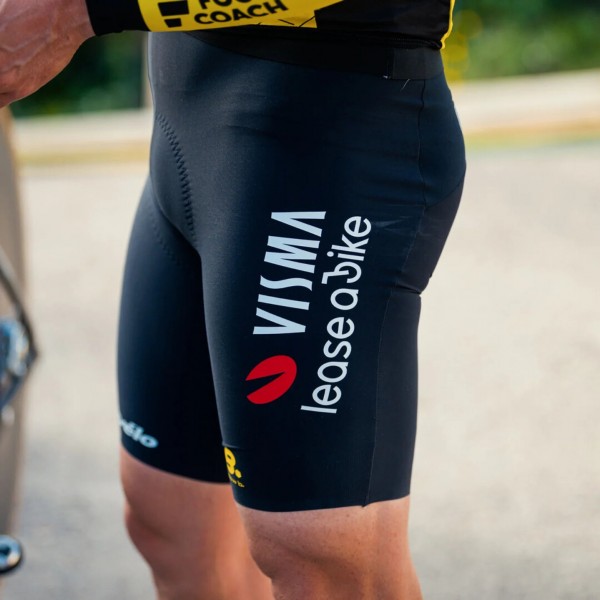 Herren Team Visma Lease a bike 2025 Premium tragerhose Radtrikot Kaufen