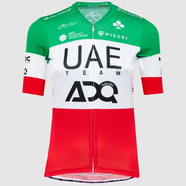 Damen Pissei UAE Team ADQ 2025 frau trikot-Italienischer meister Radtrikot Kaufen