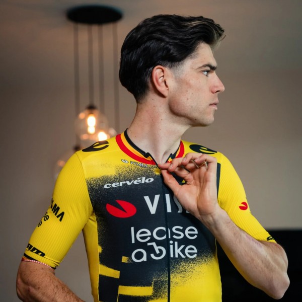Herren Team Visma Lease a bike 2025 The Wingbeat trikot-Wout Van Aert Radtrikot Kaufen