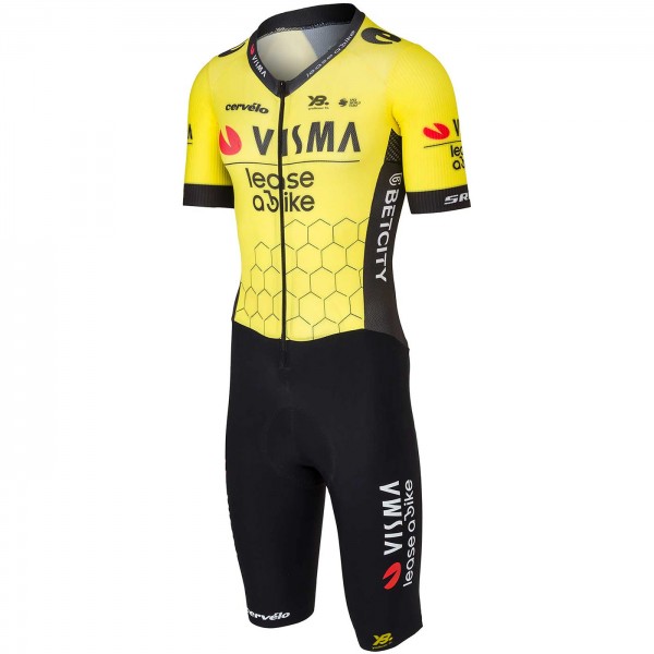 Herren Team Visma Lease a bike 2025 Premium skinsuit Radtrikot Kaufen