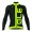 2016 ALE ARCOBALENO Radtrikot Langarm-Schwarz GELB FLUO Radtrikot Kaufen
