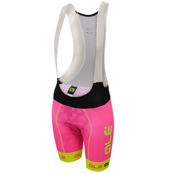 2016 Damen Ale Graphics PRR New Bubbles Pink Kurz Trägerhose Radtrikot Kaufen
