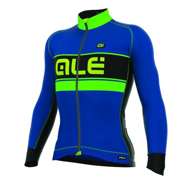 2016 ALE BERING Radtrikot Langarm-BLAU Grün FLUO Radtrikot Kaufen 2016 ALE BERING Radtrikot Langarm-BLAU Grün FLUO Radtrikot Kaufen