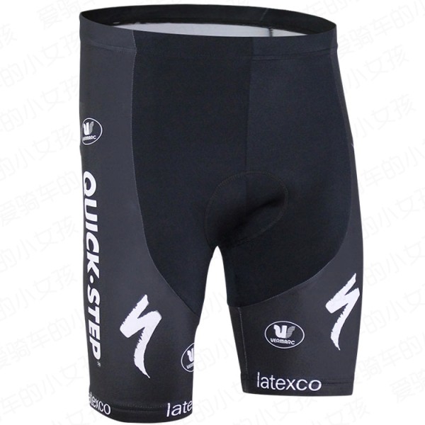 2016 QUICK STEP Pro Kurz Radhose Schwarz Radtrikot Kaufen
