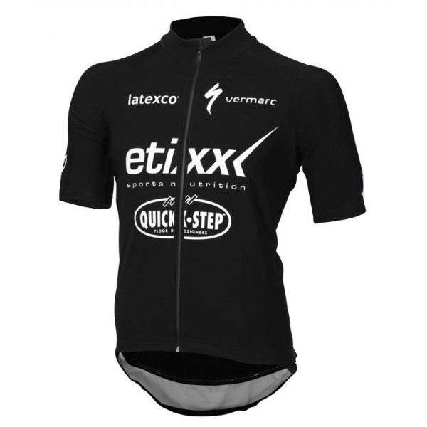 2016 ETIXX-QUICK STEP Radtrikot Kurzarm schwarz Radtrikot Kaufen