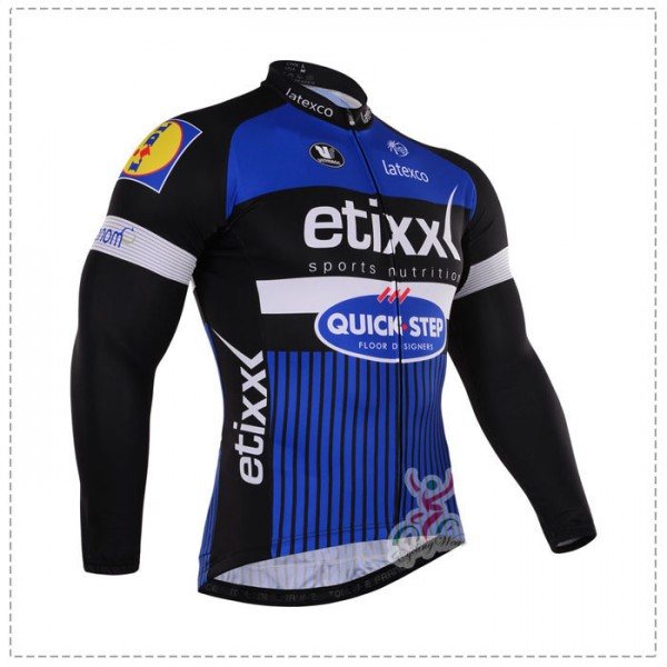 2016 ETIXX-QUICK STEP Fahrradtrikot Langarm Radtrikot Kaufen