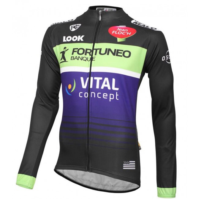 2016 FORTUNEO-VITAL CONCEPT Fahrradtrikot Langarm Radtrikot Kaufen 2016 FORTUNEO-VITAL CONCEPT Fahrradtrikot Langarm Radtrikot Kaufen