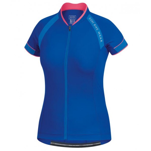 2016 GORE Radtrikot Kurzarm Damen Power 3.0 blau Radtrikot Kaufen